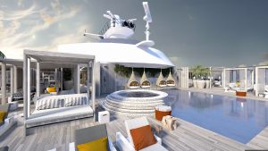 Retreat Lounge auf der Celebrity Edge